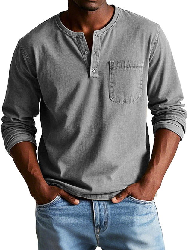 Logan – Vintage Long Sleeve Shirt