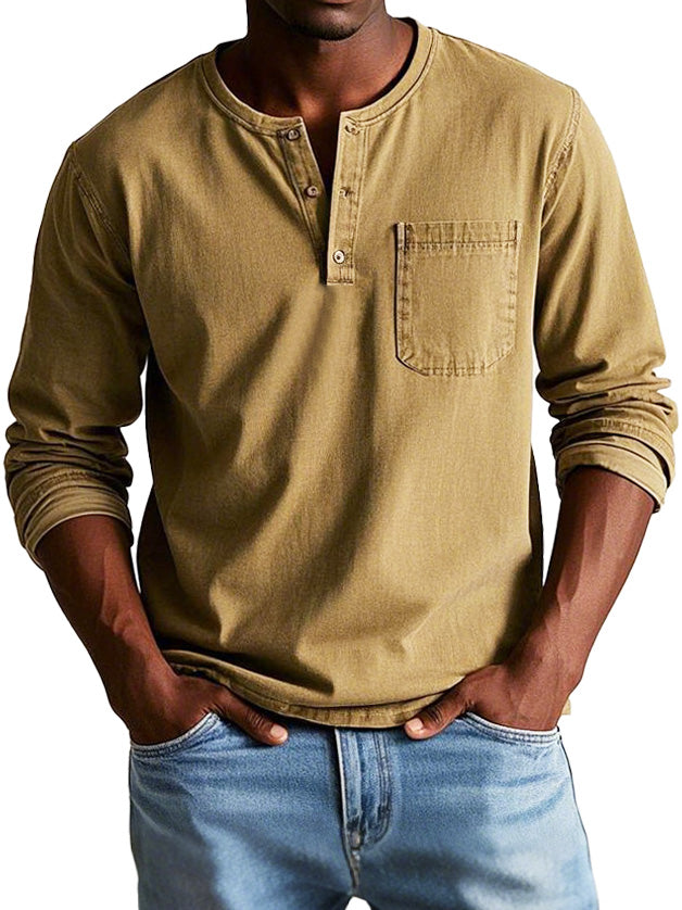 Logan – Vintage Long Sleeve Shirt